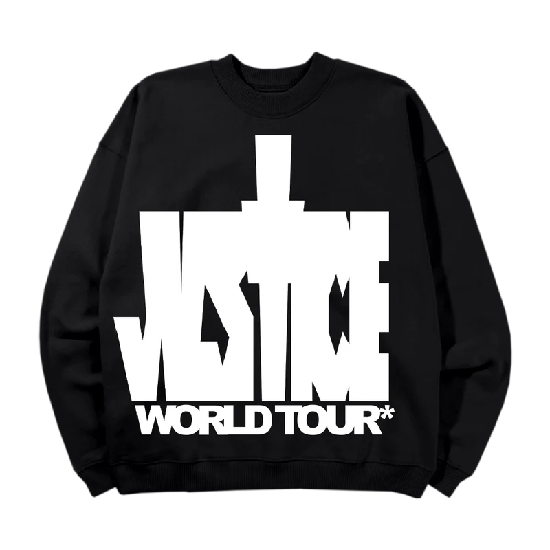Justine Bieber Justice Black Sweatshirt image 0