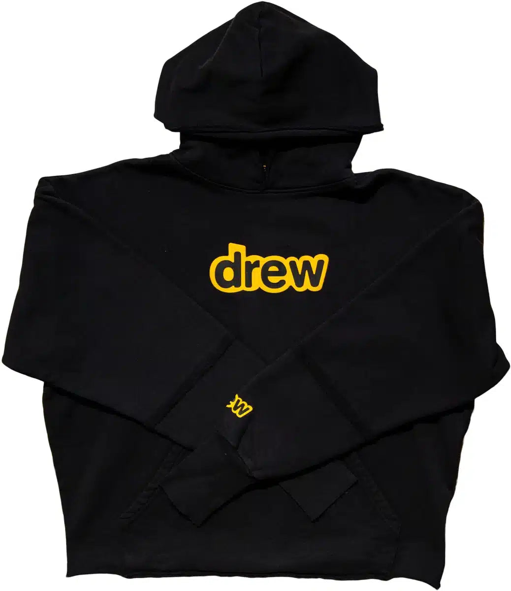 drew house secret deconstructed hoodie black image 0