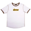 Drew House Secret ss Ringer Tee White/Brown image 0