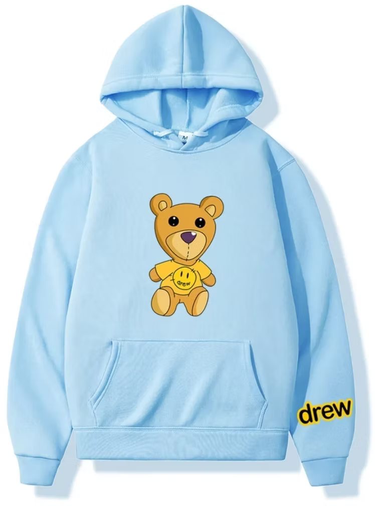 Drew House Teddy Bear Hoodie Blue image 0