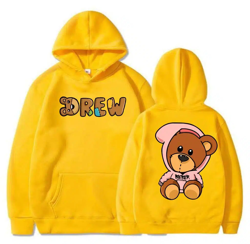 Drew House Teddy Bear Hoodie Yellow image 0