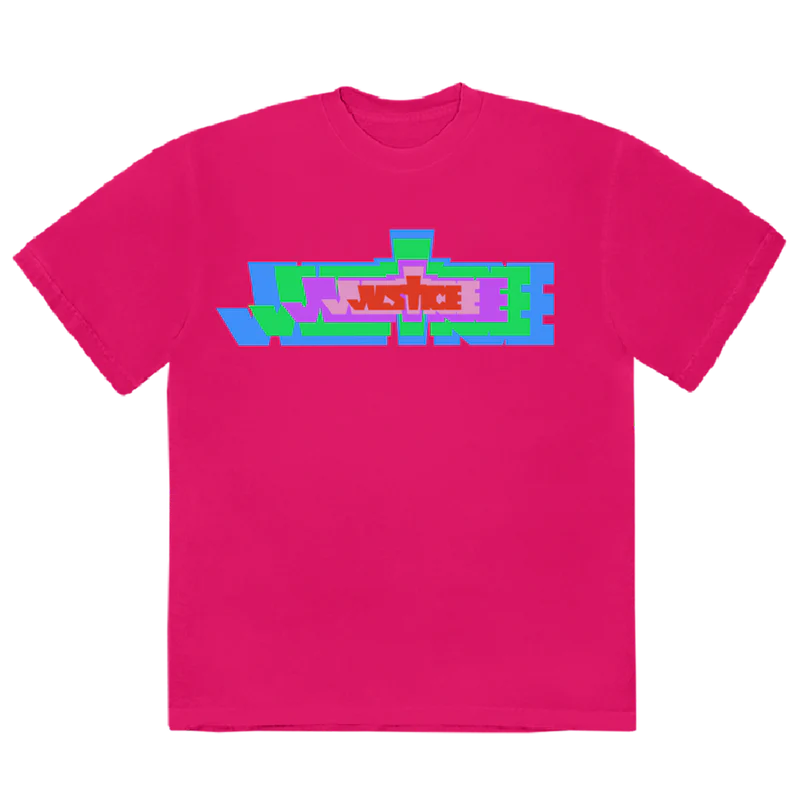 Justin Bieber Justice Pink T-Shirt image 0