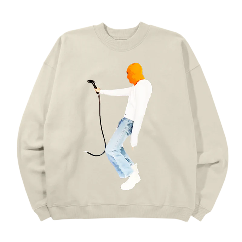 Justin Bieber Light Gray Sweatshirt image 0