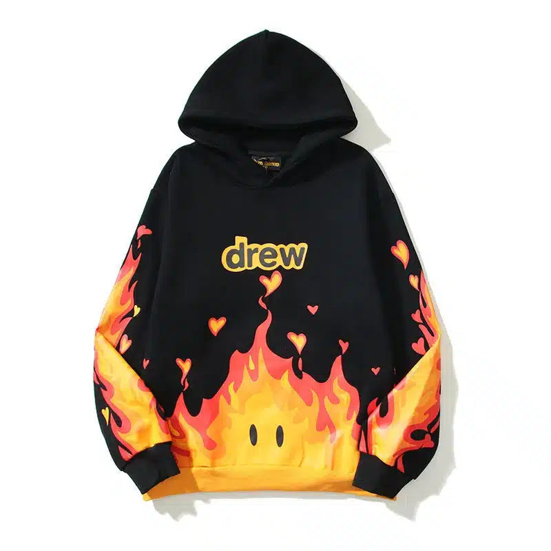 Drew House Fire Hoodie Black image 0