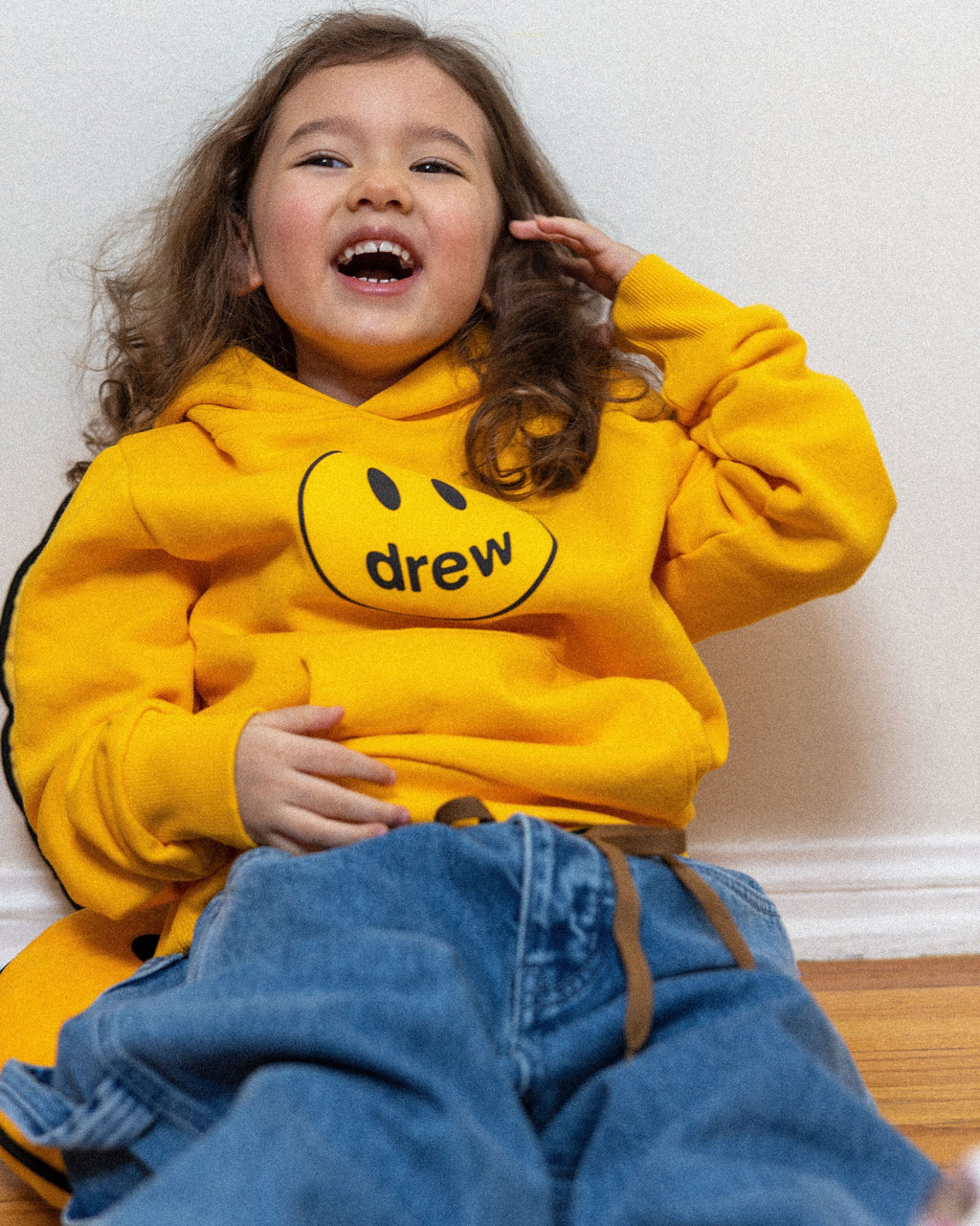 Mini Drew House Mascot Hoodie Golden Yellow image 4