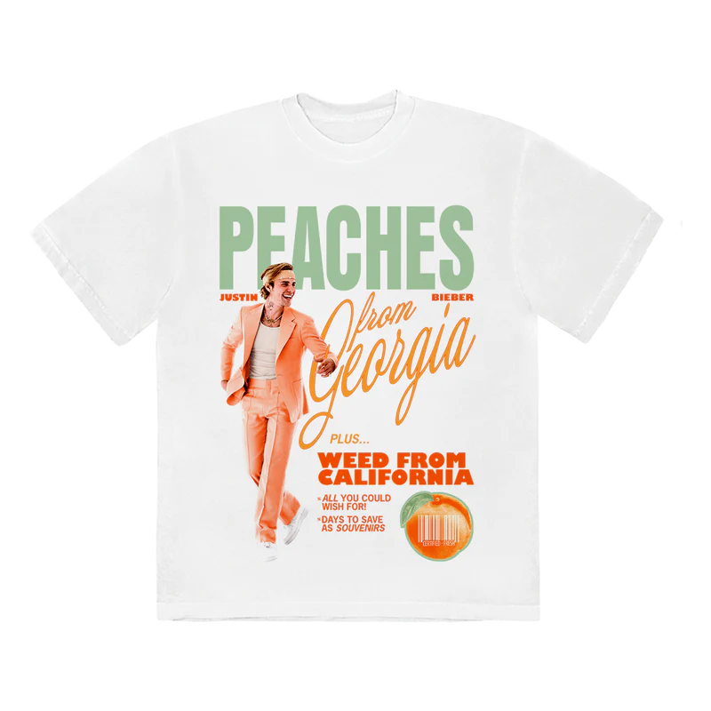 Justin Bieber Peaches T-Shirt image 0
