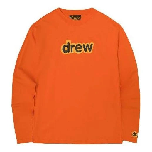 Drew House Secret Long Sleeve T-shirt 'Orange' image 0
