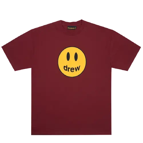 DREW HOUSE MASCOT SS TEE BURGUNDY image 0