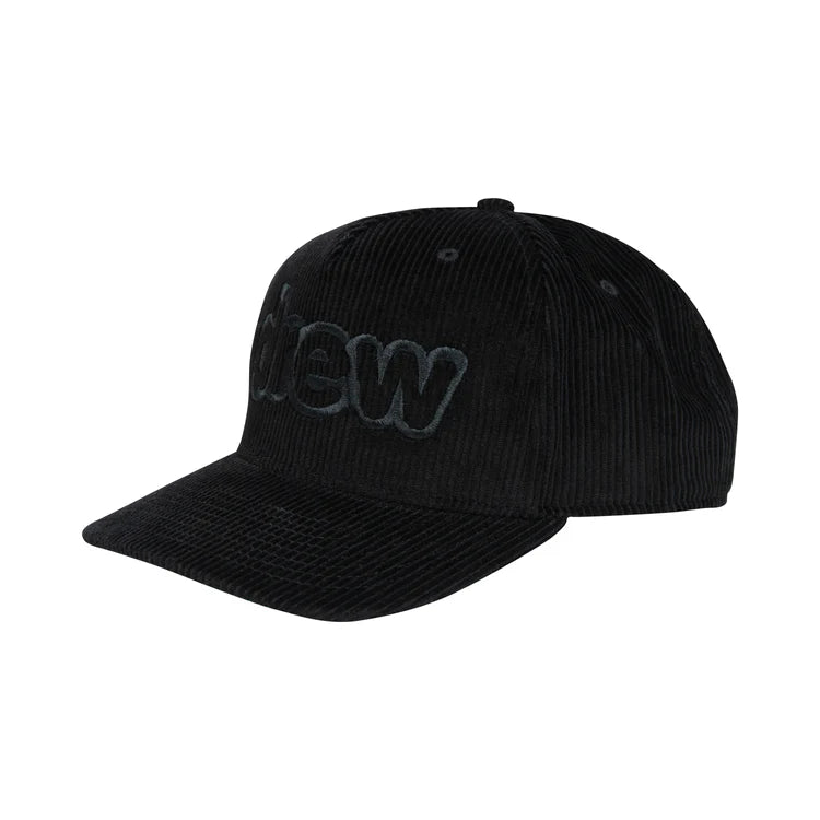 Drew Corduroy Snapback Black Hat image 0
