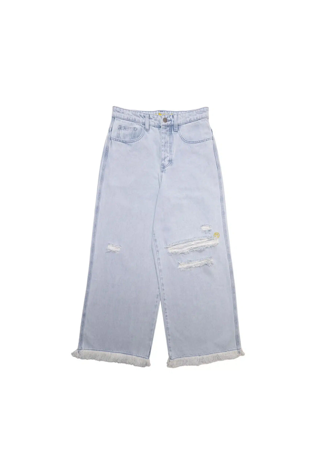 Ultra Wide Leg Jean Distressed Vintage Indigo image 0