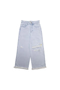 Ultra Wide Leg Jean Distressed Vintage Indigo image 0