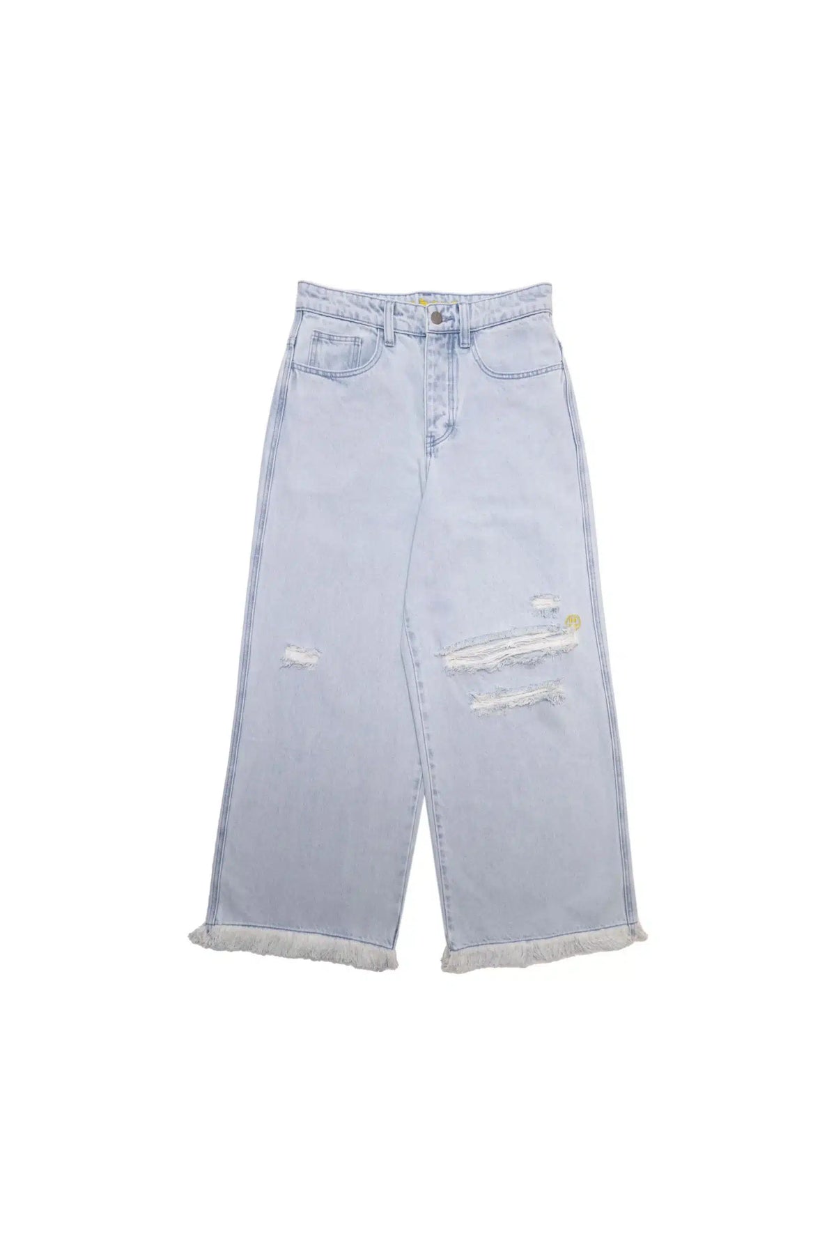 Ultra Wide Leg Jean Distressed Vintage Indigo image 0