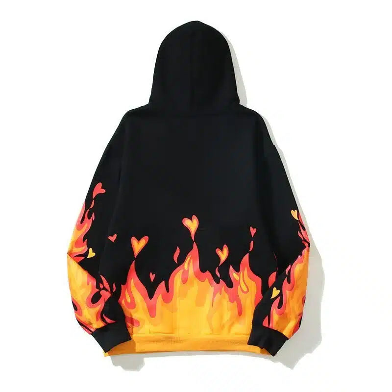 Drew House Fire Hoodie Black image 1