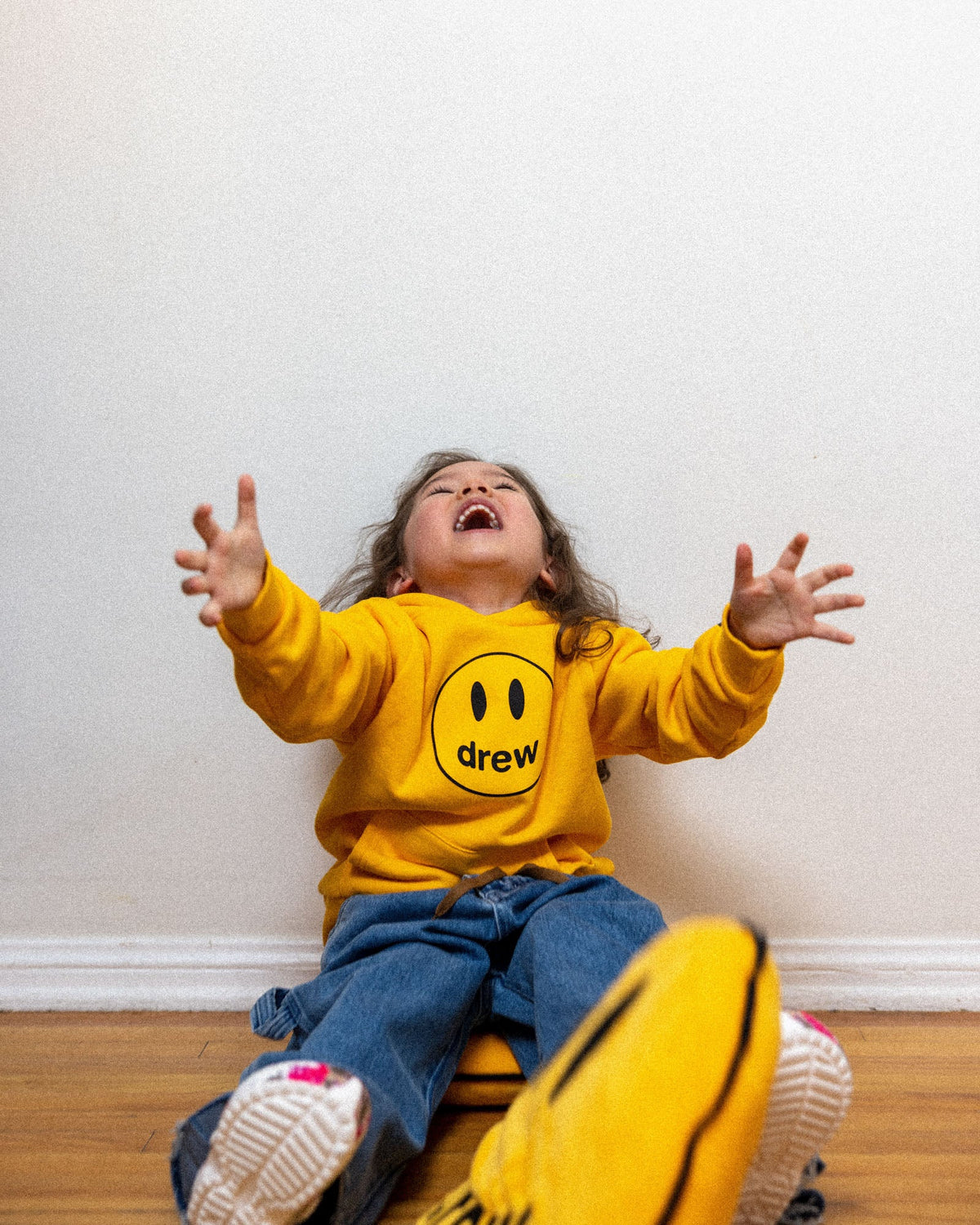 Mini Drew House Mascot Hoodie Golden Yellow image 3