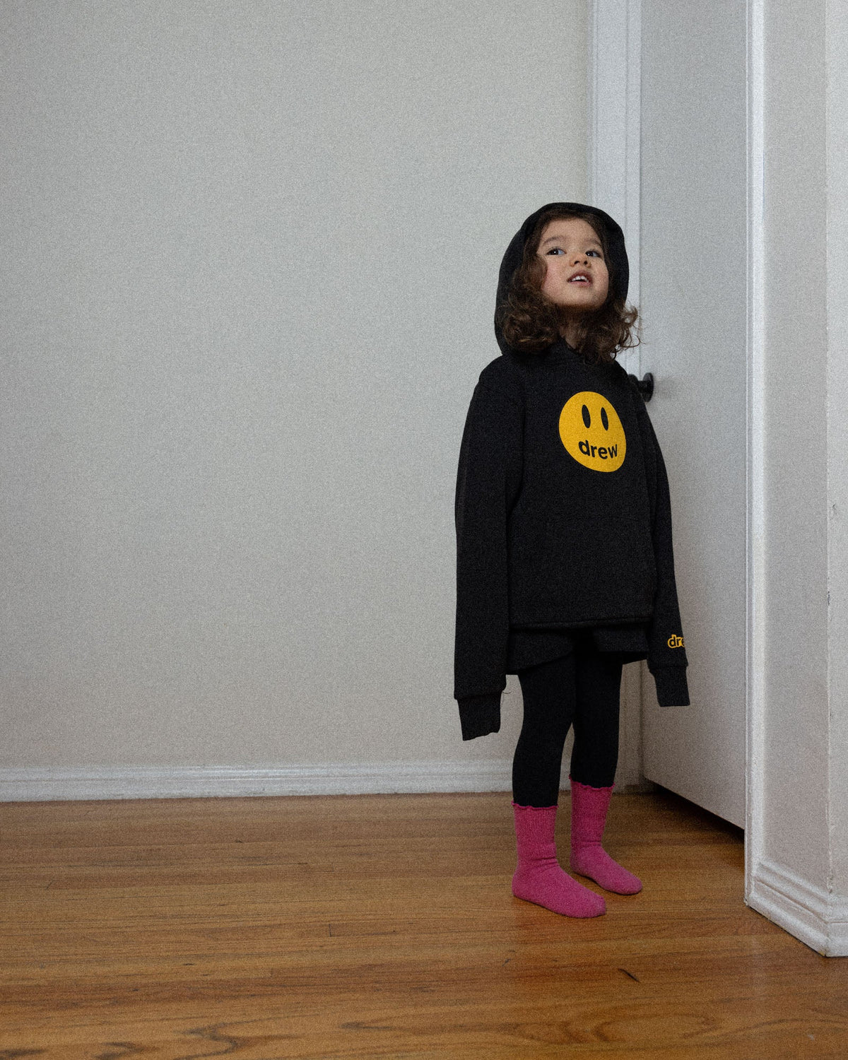 Mini Drew House Mascot Hoodie Black image 3