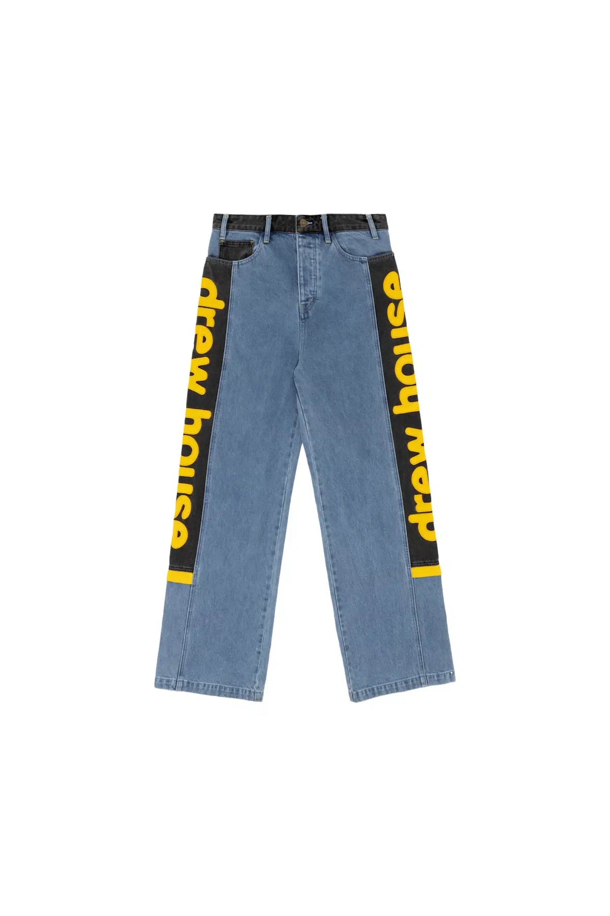 Wide Leg Jean Vintage Color Block image 0