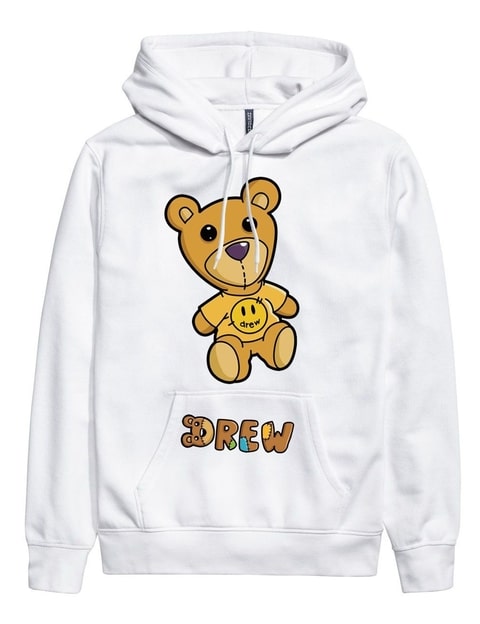 Drew House Teddy Bear Hoodie White image 0